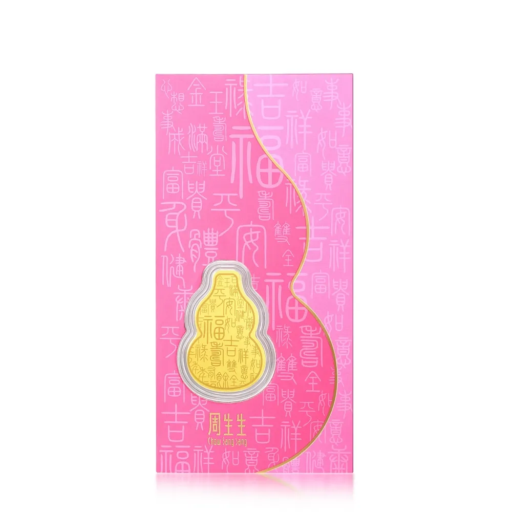 【點睛品】福祿葫蘆 黃金金片