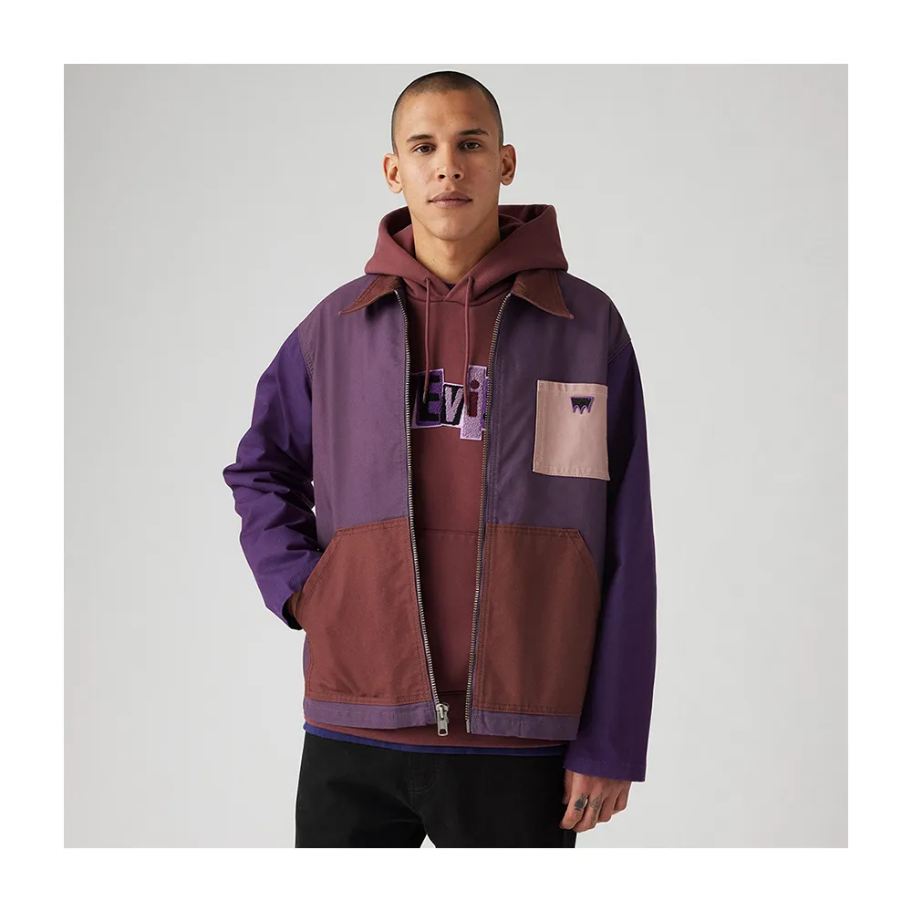 【LEVIS】Skateboarding™滑板系列 男款 異色拼接夾克 熱賣單品 A5732-0002