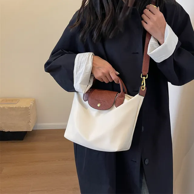 【Starshop】雙11 日式輕便尼龍斜挎包 素面簡約側肩包 休閒手提包 通勤包 肩背包 女包