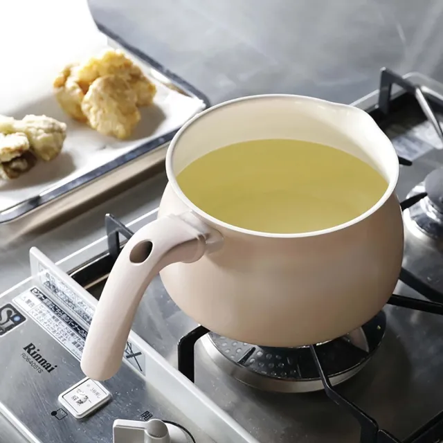 【CB JAPAN】陶瓷塗層多用途萬用鍋附濾網(1.8L)