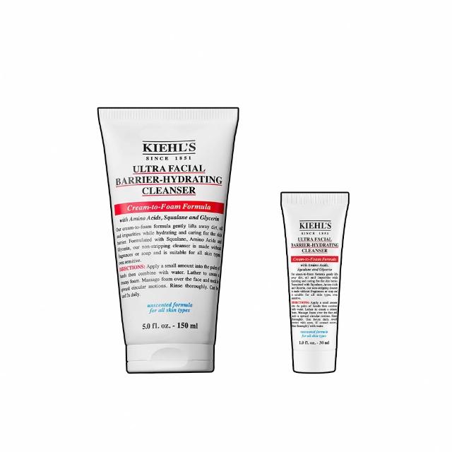 【Kiehl’s 契爾氏】官方直營 舒敏修復B5潔面乳150ml(Kiehl’s/新品上市/大瓶裝/洗面乳/保濕)