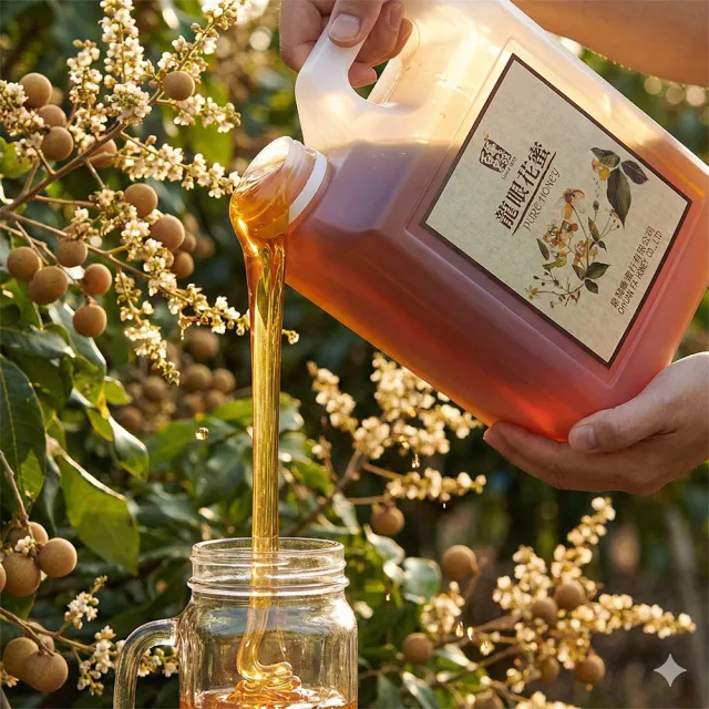 【CHYUANFA 泉發蜂蜜】龍眼花蜜 / 高山水果花蜜 1800g/桶︱台灣蜂蜜 天然熟成 沖泡飲用 蜂蜜推薦 大容量)