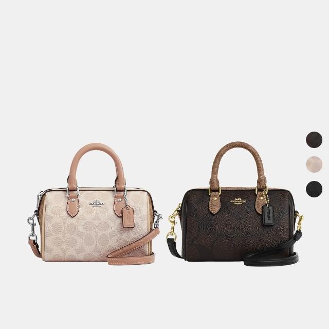【COACH】蔻馳官方直營 ROWAN 經典Logo迷你斜背手袋  斜背包 側背包 斜挎包 手提包-多色任選(CW330/CDQ37)