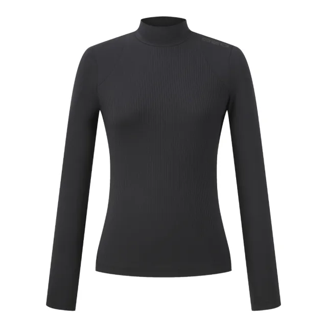 【DESCENTE】GOLF 迪桑特 Mock-Neck 女款 高爾夫上衣 高領長袖 運動上衣(兩色任選)