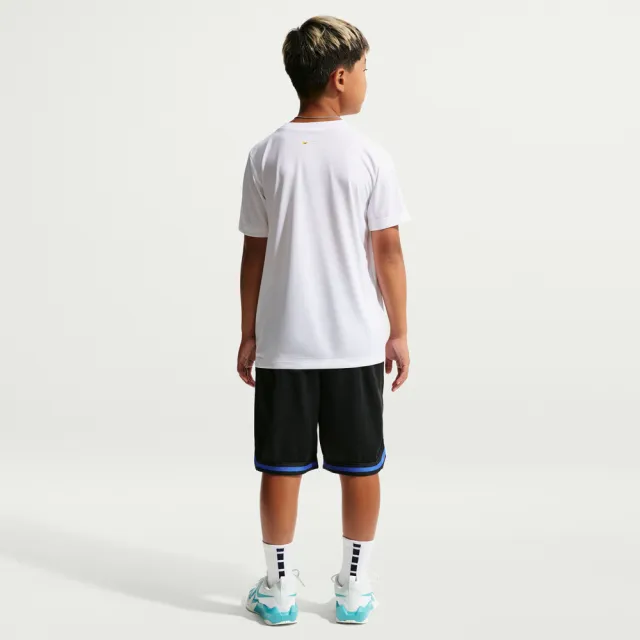 【NIKE 耐吉】短袖上衣 童裝 大童 男女童 速乾 K NK DF LGD TEE BASKTBALL 白 IW1206-100