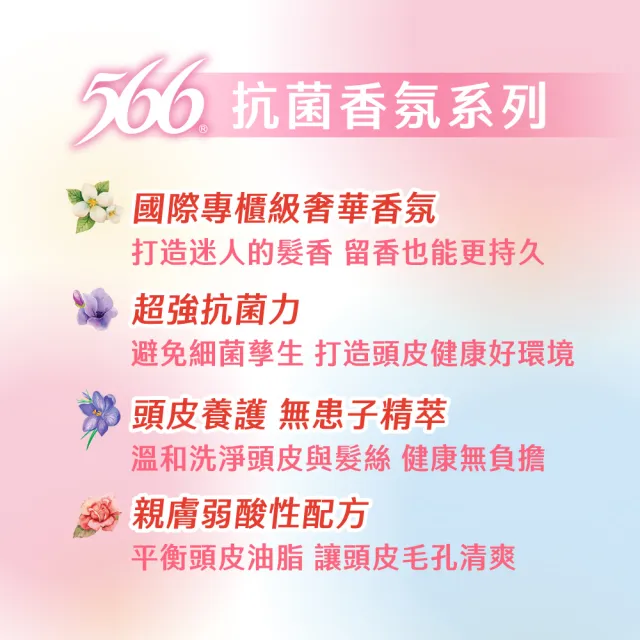 【566】抗菌香氛洗髮精800gx5(琥珀麝香/金朵茉莉保濕/白麝香潤澤/小蒼蘭抗屑/玫瑰養髮 任選)