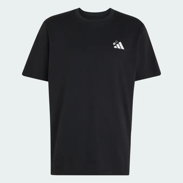【adidas 愛迪達】短袖上衣 男 寬鬆版型 亞規 M SUSHI T 黑 KS5078 (S3425)