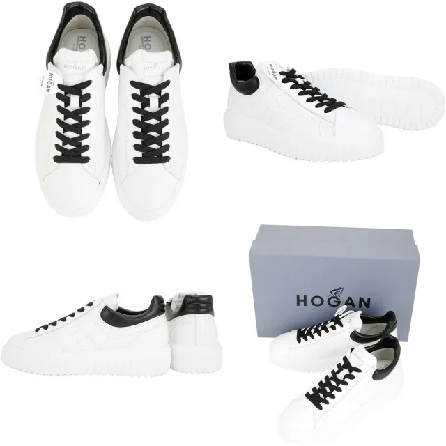【HOGAN】H-Stripes H標誌厚底餅乾鞋 休閒鞋-男款(多色可選)