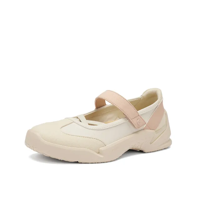 【Clarks】女鞋 輕鬆走 Tri Ease Jen真皮魔鬼氈瑪莉珍 休閒鞋 (粉色)(CLF87346C)