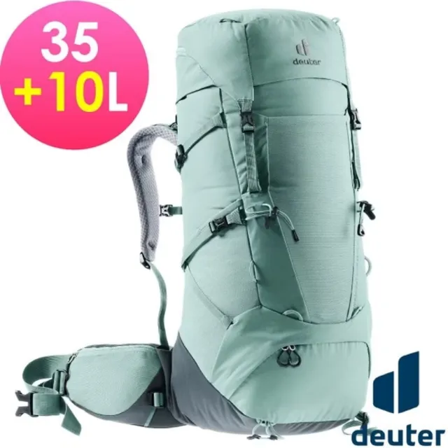 【deuter】女 AIRCONTACT CORE 登山健行背包 35+10SL/3350022 翡翠綠