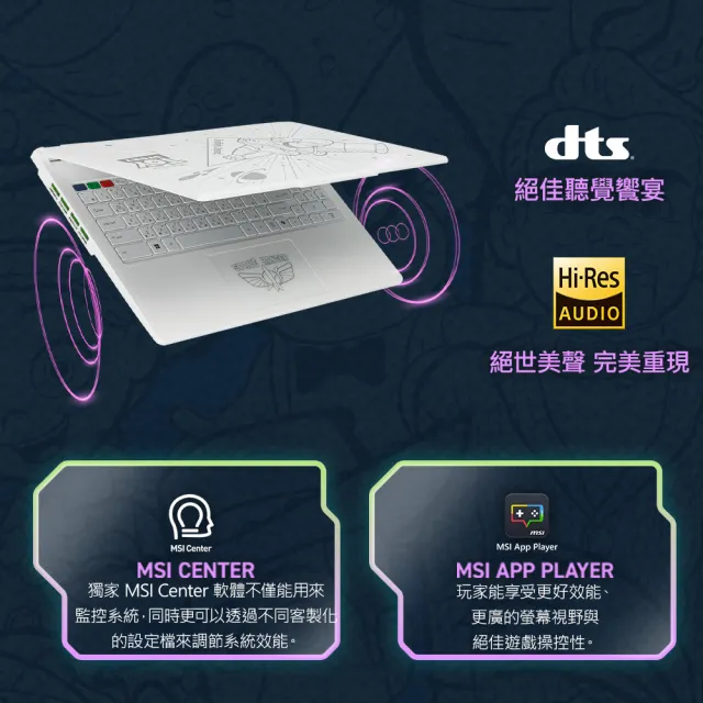 【MSI 微星】15.6吋i5-13420H RTX5050電競筆電(Cyborg 15 玩具總動員特仕版/16G/512GB/W11/C13WE-423TW)