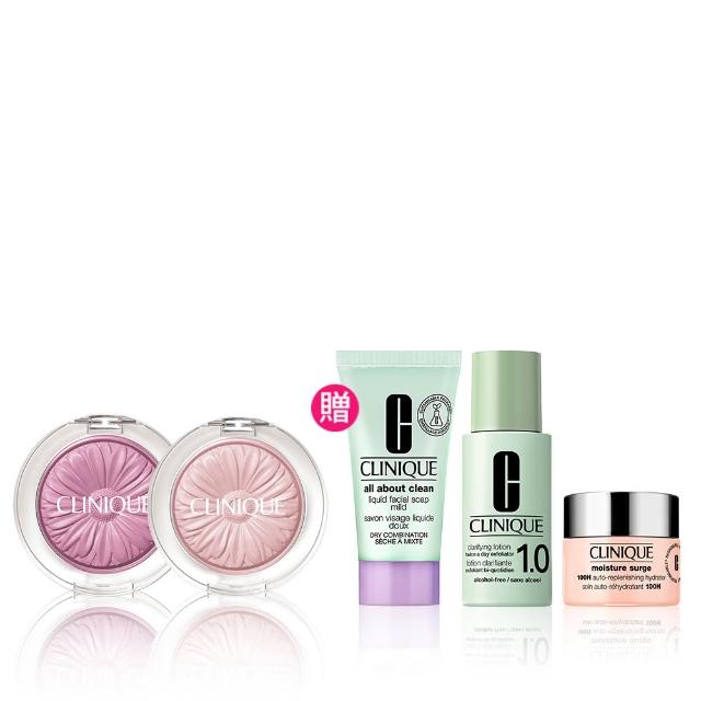 【CLINIQUE 倩碧】小花腮紅雙入限定組(花漾腮紅x2)