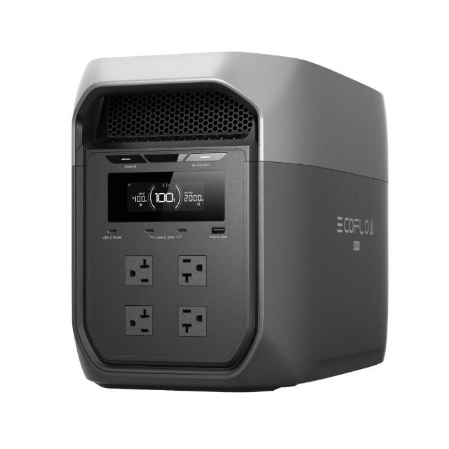 【ECOFLOW】DELTA 3 MAX 2400W戶外儲電設備 加贈收納包 (儲能電源 防颱必備 停電神器)