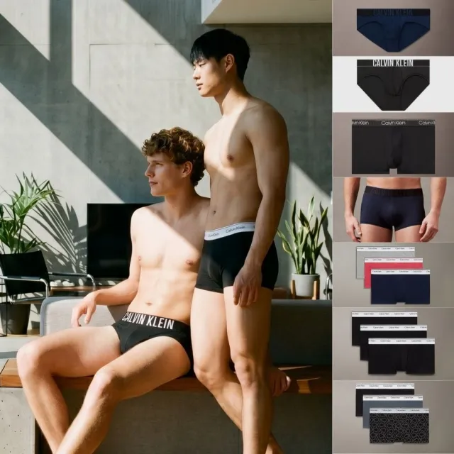 【CALVIN KLEIN】官方旗艦館 男士夏日精選內褲 三角褲 四角褲 平口褲