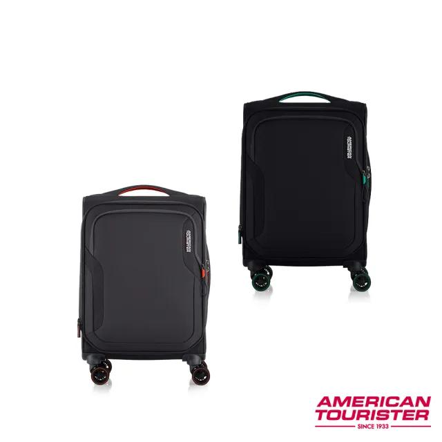 【AMERICAN TOURISTER 美國旅行者】20吋 APPLITE 5 前開式可擴充輕量軟殼行李箱/布箱/登機箱(多色可選)