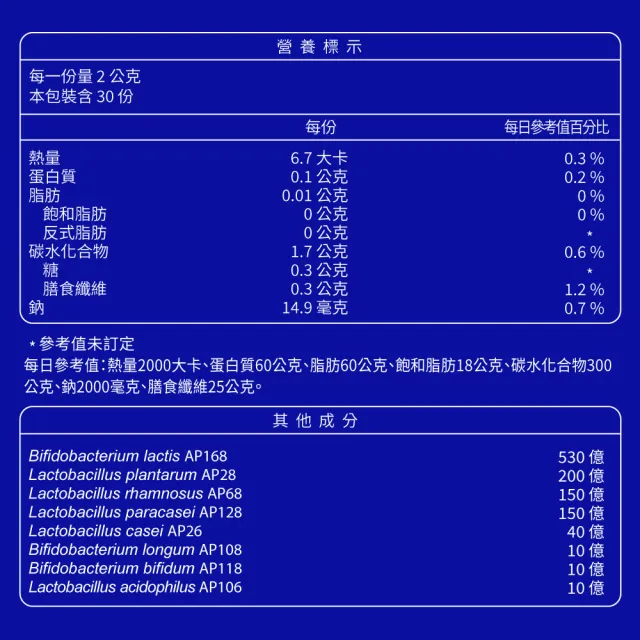 【大研生醫】1000億益生菌粉包PLUS+(30包)