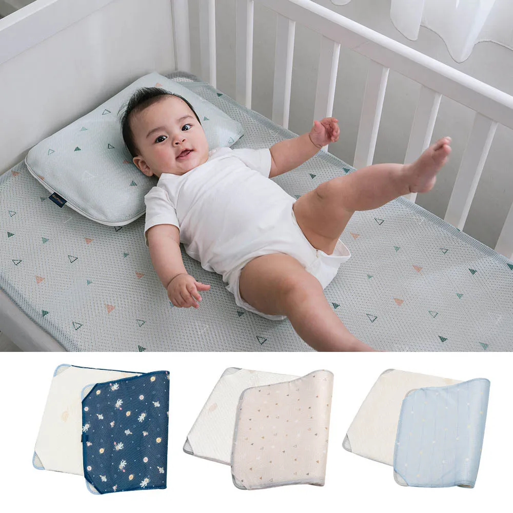 【GIO Pillow】床邊床 51×85cm 智慧二合一有機棉透氣嬰兒床墊 XS號(透氣床墊 可水洗床墊 Joie床邊床可用)