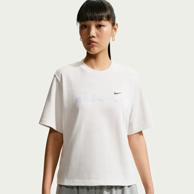 【NIKE 耐吉】短袖上衣 女 AS W NSW SS TEE BOXY 白 IW1213-030(其他規格)