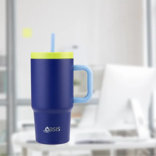 【Oasis】官方直營 買一送一 任選混搭 雙層真空保溫吸管隨行杯 700ml