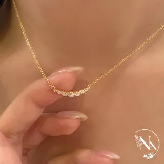 【NANA】娜娜 鍍14K金微笑鎖骨鍊 N115070605(鍍14K 微笑 鎖骨鍊)