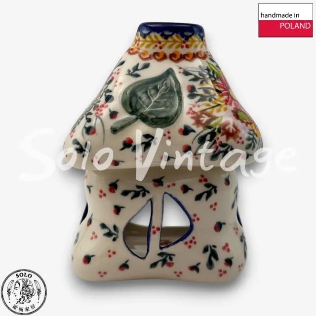 【波蘭陶】SOLO歐洲家居 正版原裝 波蘭原廠手繪 Vena 13CM 精油薰香燭台 居家裝飾 秋色爭妍系列