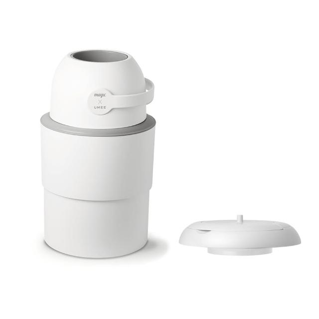 Umee HEKA M伸縮式尿布桶+可密封蓋白(廚餘桶 垃圾桶 尿布處理器)