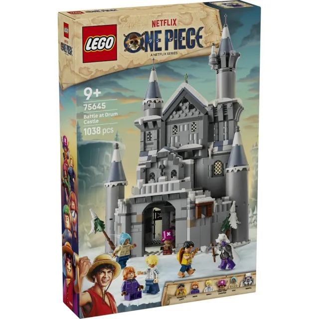 【LEGO 樂高】航海王系列 75645 磁鼓城之戰(魯夫 多尼多尼喬巴 禮物 玩具)