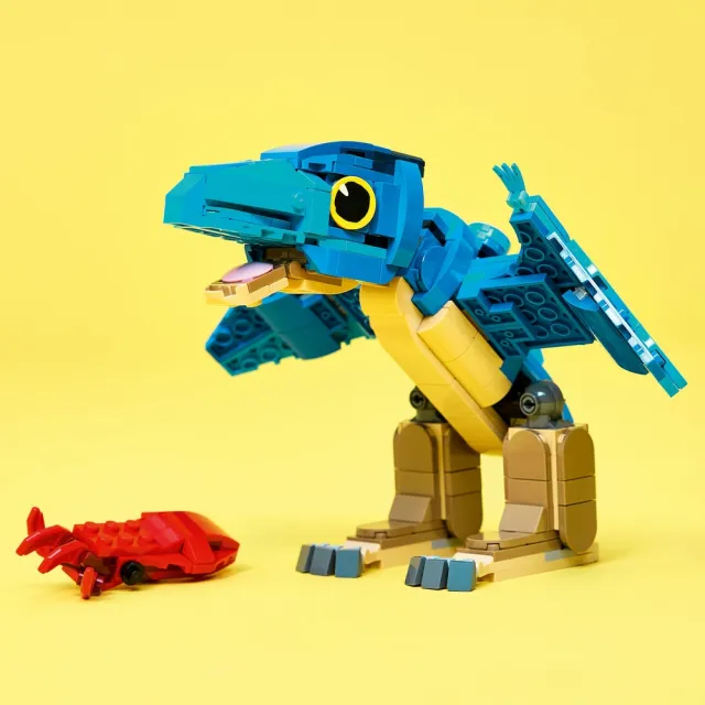【LEGO 樂高】侏羅紀世界系列 77977 恐龍寶寶：無齒翼龍(恐龍 創意遊戲 禮物 兒童玩具)