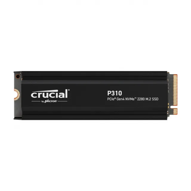 【Crucial 美光】P310 2TB Gen4 NVMe PCIe M.2 SSD固態硬碟(最高讀取7100MB/s 5年保/含散熱片)