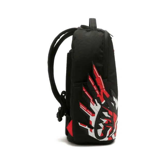 【SPRAYGROUND】機甲翼立體造型大容量後背(黑色)