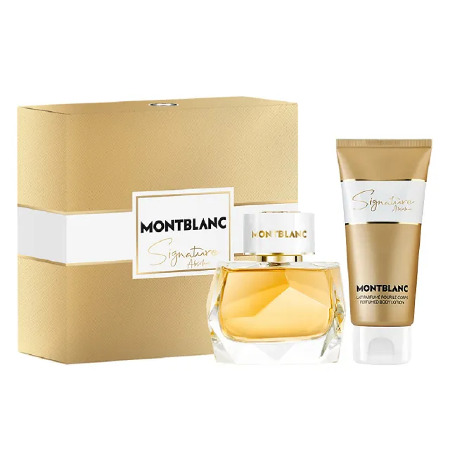 【MontBlanc】Montblanc 永恆之金淡香精禮盒 (淡香精 50ml + 身體乳 100ml)(專櫃公司貨)