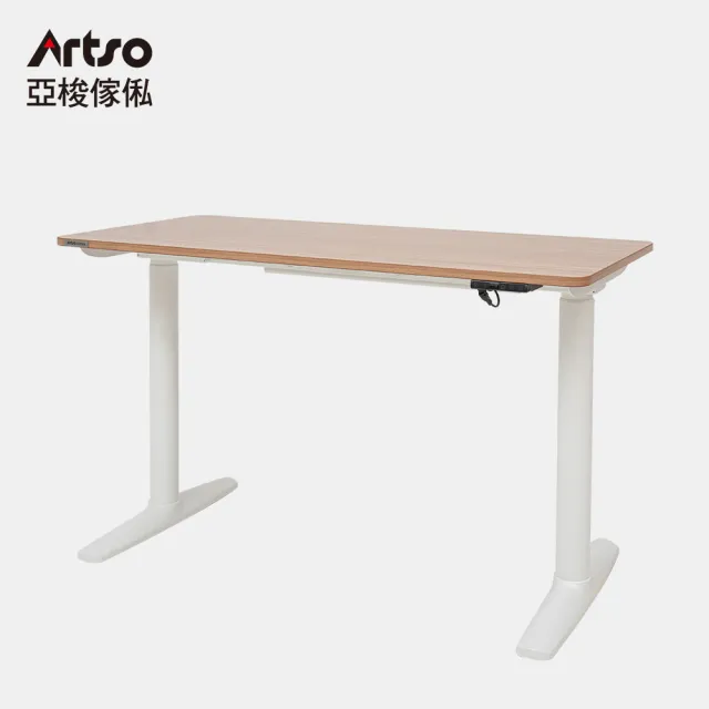 【Artso 亞梭】UD 電動升降桌_120公分 贈層架(電動桌/辦公桌/書桌/坐站兩用桌)