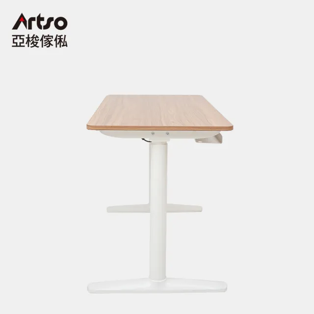 【Artso 亞梭】UD 電動升降桌_120公分 贈層架(電動桌/辦公桌/書桌/坐站兩用桌)