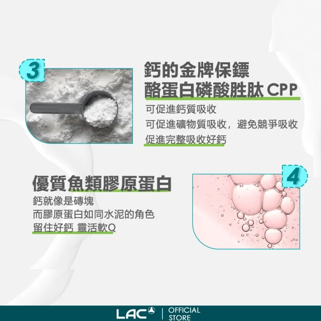 【LAC 利維喜】升級版優鎂鈣粉Plus-檸檬口味x5盒組(共150包/檸檬酸鈣/強力鈣粉/完美鈣鎂比例2:1)