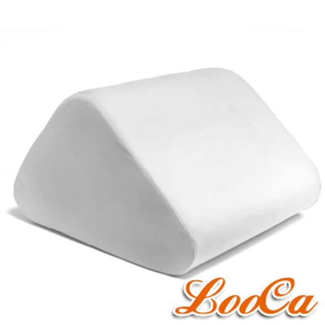 【LooCa】吸濕排汗萬用三角靠墊+釋壓記憶萬用靠枕頭-超值2件組