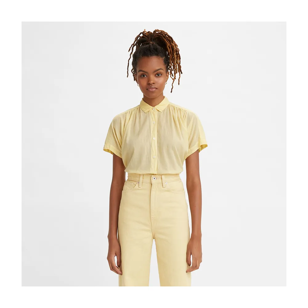 【LEVIS】Made & Crafted女款 輕薄襯衫 上衣 熱賣單品 A2101-0000