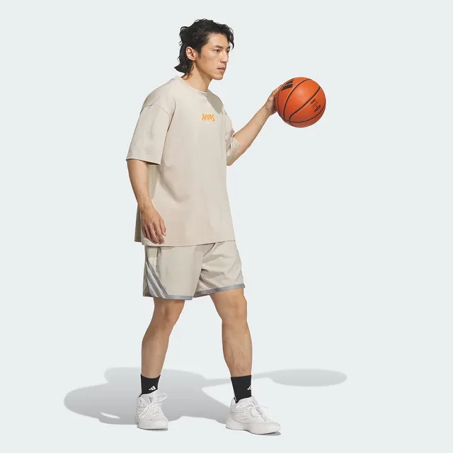 【adidas 愛迪達】短袖上衣 男 訓練 慢跑 亞規 BB ENRGY TEE 米 KS7860