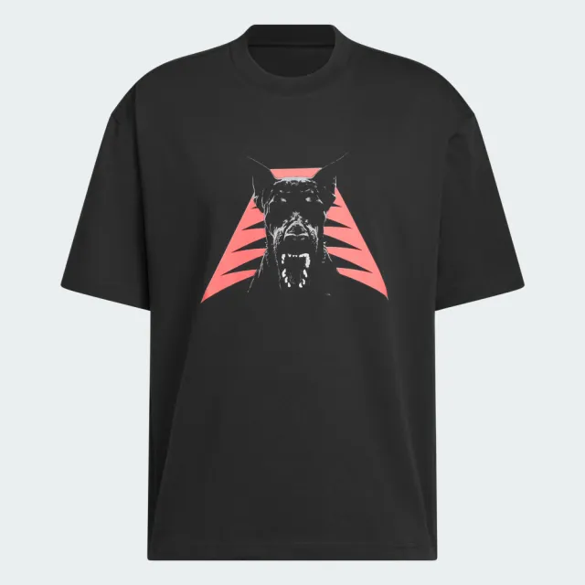 【adidas 愛迪達】短袖上衣 男 訓練 慢跑 ANTED DAWG TEE 黑 JZ9447