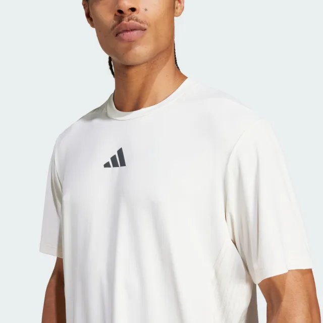 【adidas 愛迪達】短袖上衣 男 國際碼 D4T INT. TEE 白 JE5746