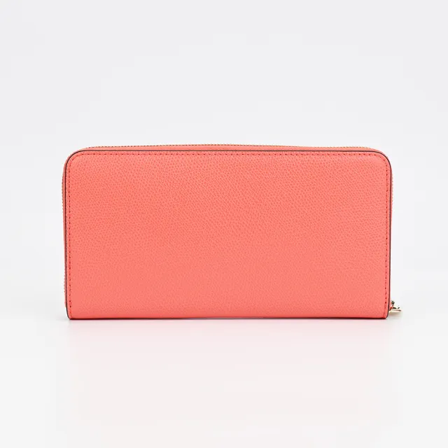 【FURLA 芙拉】Camellia XL 12卡拉鍊長夾(橙)