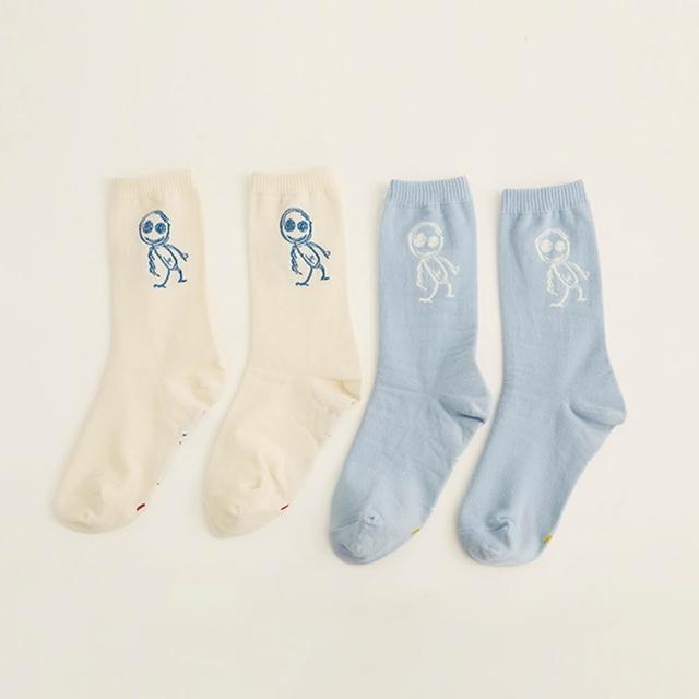 【a la sha】阿財舒適長襪(一組2入)
