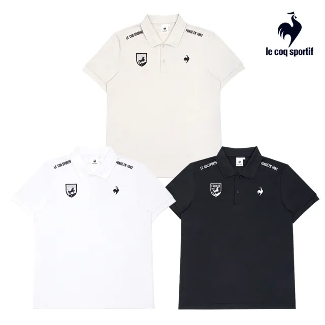 【LE COQ SPORTIF 公雞】冰涼紗短袖POLO衫 男款 3色 LWY21044