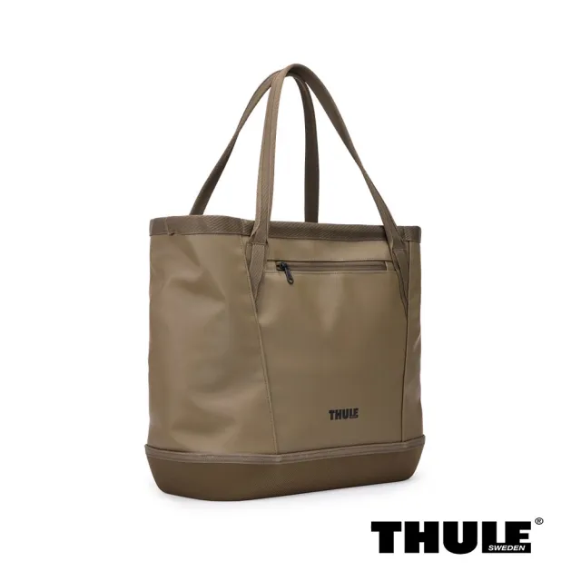 【Thule 都樂】Chasm 托特包 30L 黑色/深卡其色 (週年慶/露營/旅行/收納)