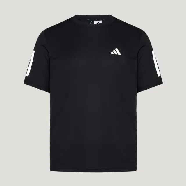 【adidas 愛迪達】運動 休閒 短袖 T恤 男上衣 TR-ES TEE 3S M(KU8726)
