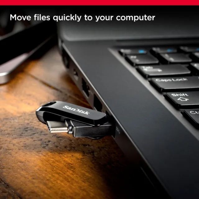 【SanDisk 晟碟】全新版 256GB Ultra Go USB3.2 TYPE-C 雙用隨身碟(高速讀取400MB/s 原廠5年保固)