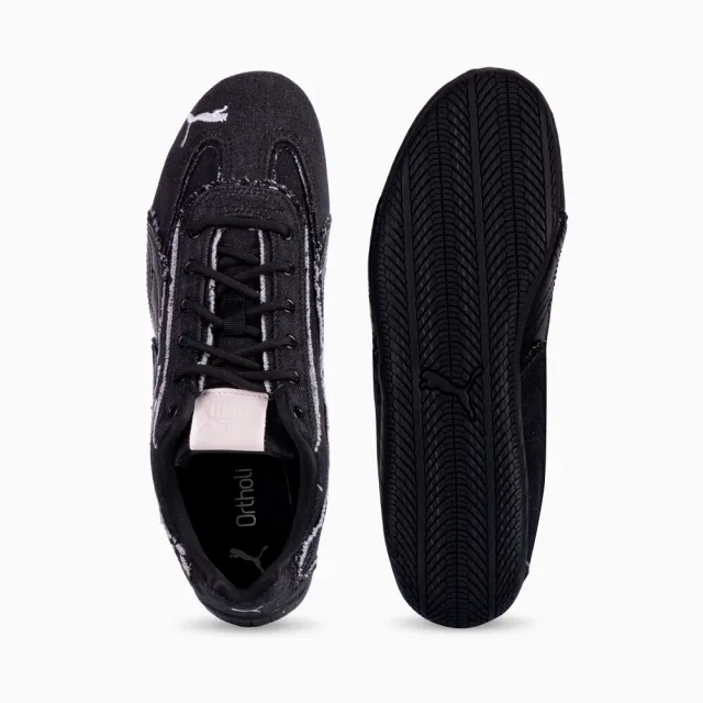 【PUMA】休閒鞋 男鞋 女鞋 運動鞋 Speedcat Crafted Denim 黑 40711001