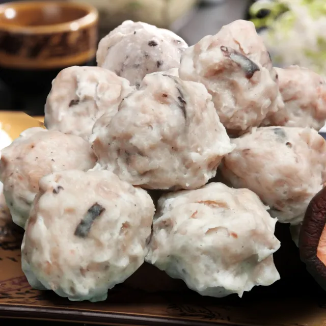 【興達港歐董魚丸】香菇旗魚丸4包 (600g/包;含運/鍋物/火鍋/湯底/火鍋料/火鍋肉片)