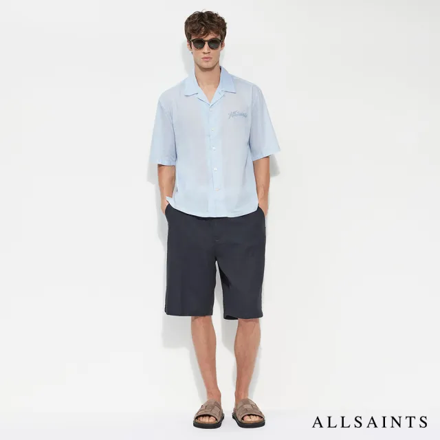 【ALLSAINTS】ODYSSEY 純棉寬鬆短袖襯衫 M170SC (寬鬆版型)