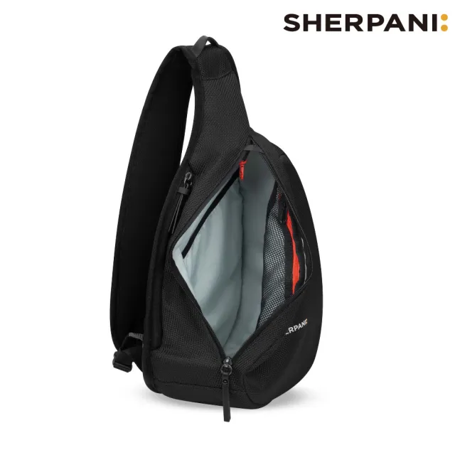 【Sherpani】雙11 RFID 防盜多功能斜肩包 26I Esprit AT 10L｜黑色 (RFID屏蔽 平板適用)