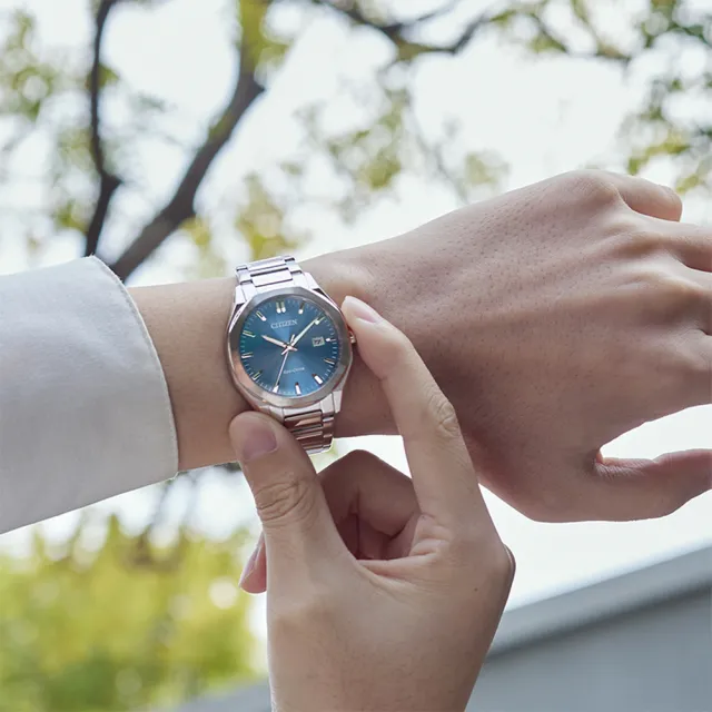 【CITIZEN 星辰】父親節推薦款 限量 光動能八角形經典大三針手錶-藍/38mm 送禮 禮物 推薦(BM7620-83M)